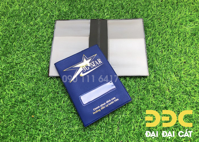 Bao đựng passport ép logo