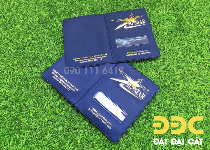 Bao đựng passport ép logo