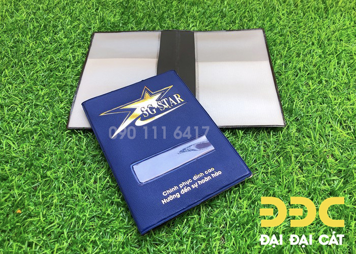 Bao đựng passport ép logo