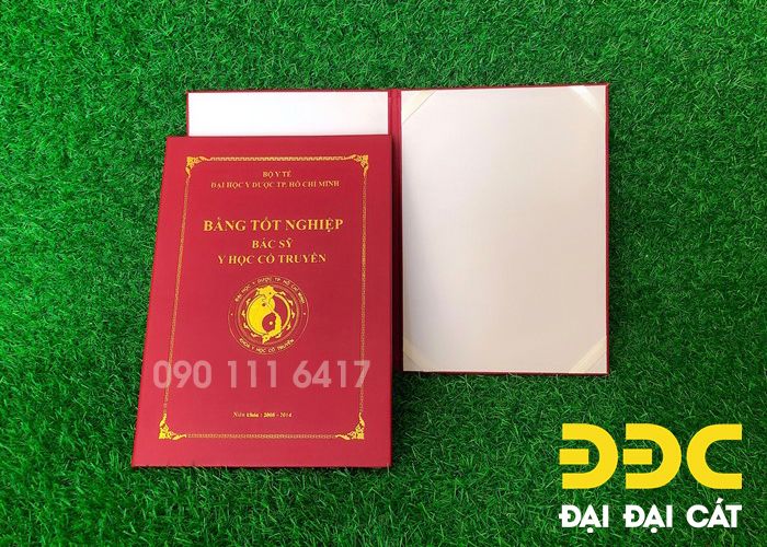 Bìa đựng chứng chỉ tốt nghiệp