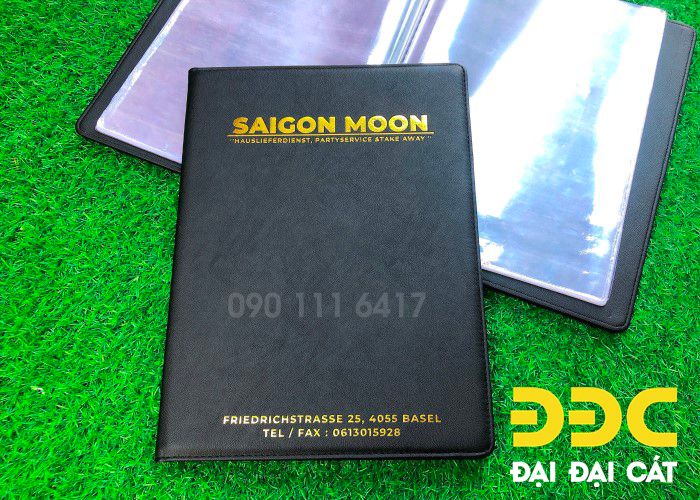 Bìa menu da khách sạn