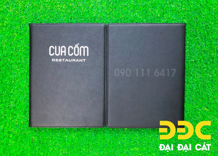 Cuốn thực đơn da