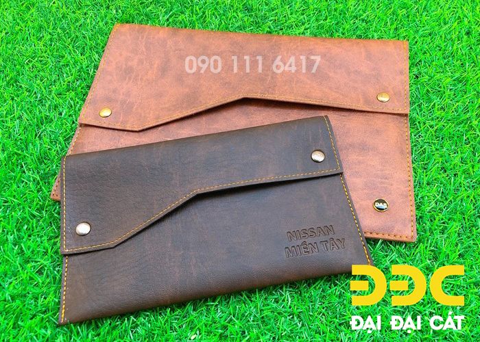 Ví đựng giấy tờ xe bằng da